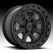 KMC Chase KM548 Satin Black Custom Wheels Rims
